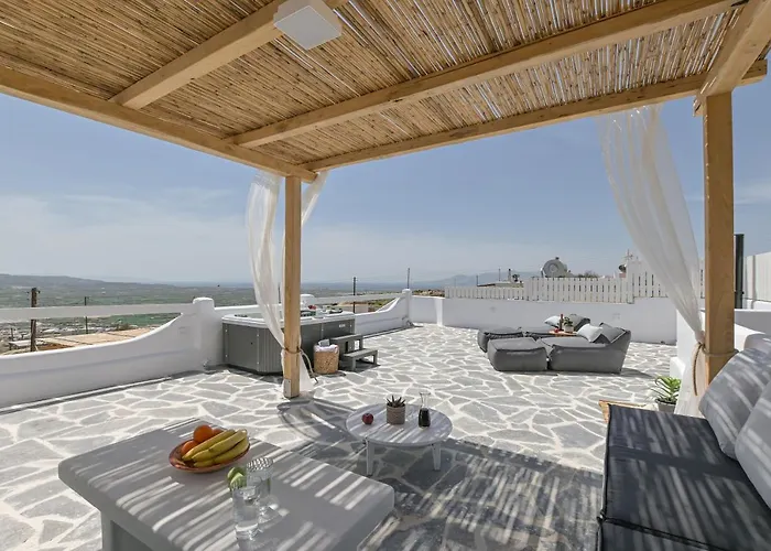 Naxos Pantheon House Panoramic View