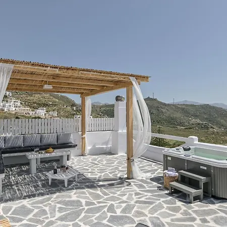 Daire Naxos Pantheon House Panoramic View *
