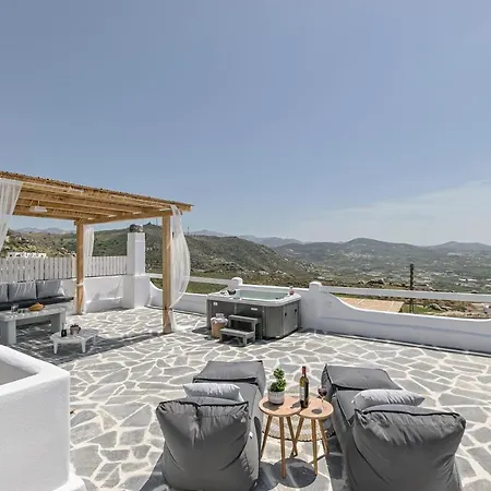 Naxos Pantheon House Panoramic View Agkidia
