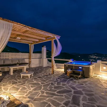 Naxos Pantheon House Panoramic View アパート *