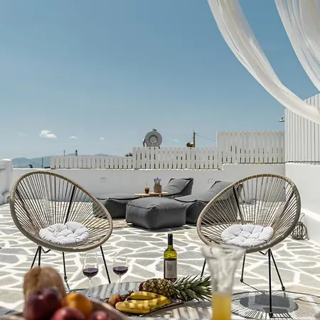 Naxos Pantheon House Panoramic View アパート *