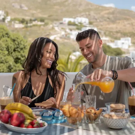 アパート Naxos Pantheon House Panoramic View Agkidia