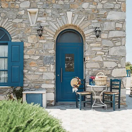 Naxos Pantheon House Panoramic View アパート *