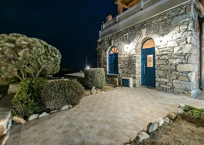 Naxos Pantheon House Panoramic View Agkidia