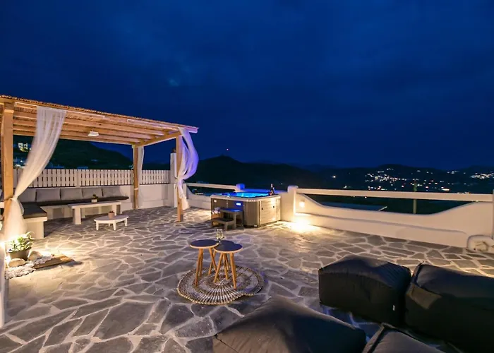 Naxos Pantheon House Panoramic View * Agkidia