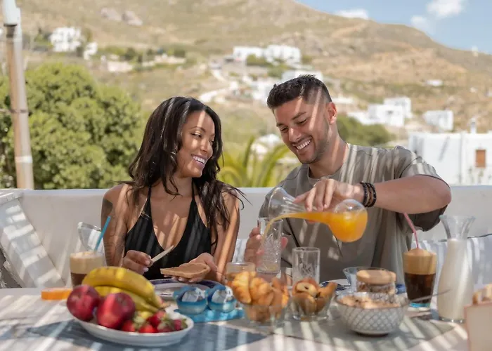 דירה Naxos Pantheon House Panoramic View Agkidia